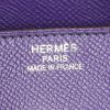 Hermes Birkin 35 cm handbag in purple Iris epsom leather - Detail D3 thumbnail