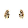 Cartier Trinity earrings in yellow gold,  pink gold and white gold - 00pp thumbnail