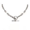 Hermes Chaine d'Ancre medium model necklace in silver - 00pp thumbnail