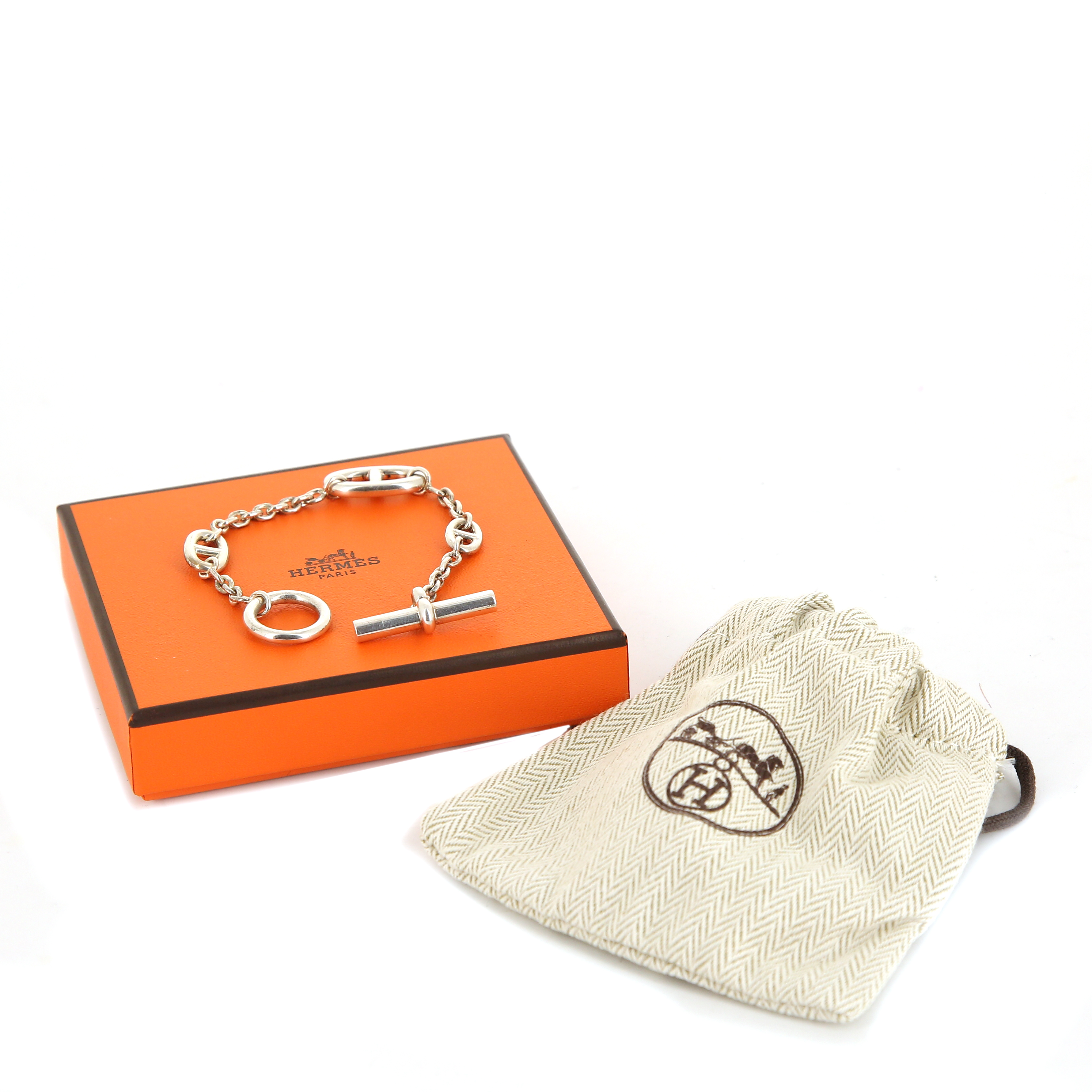Bracelet Hermes Chaine d'Ancre en argent