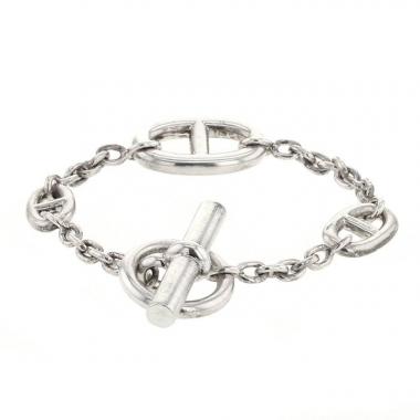 Hermes Chaine d'Ancre bracelet in silver