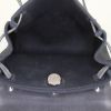 Hermes Herbag shoulder bag in black canvas and black natural leather - Detail D2 thumbnail