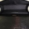 Saint Laurent medium model shoulder bag in black leather - Detail D2 thumbnail