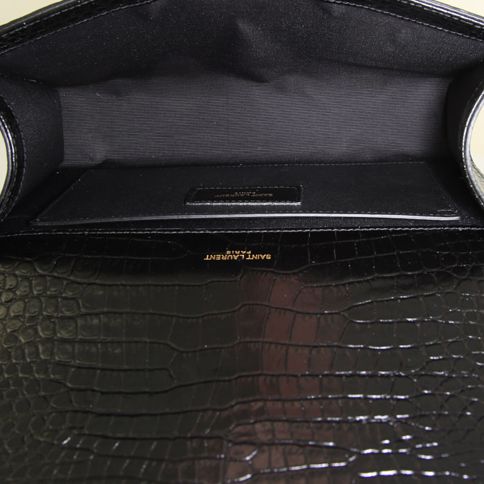 Saint Laurent bag in black leather - Detail D2