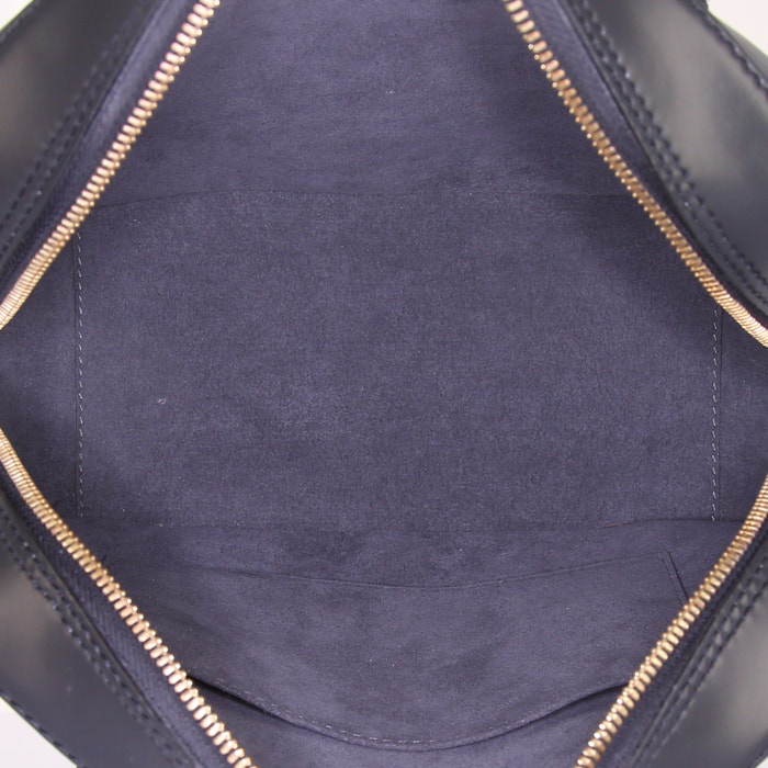Louis Vuitton Sablons handbag in black epi leather - Detail D2