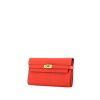 Portefeuille Hermès en cuir epsom rouge - 00pp thumbnail