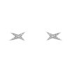 Mauboussin Etoile Divine small earrings in white gold and diamonds - 00pp thumbnail