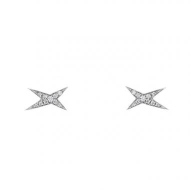 Mauboussin Etoile Divine small earrings in white gold and diamonds