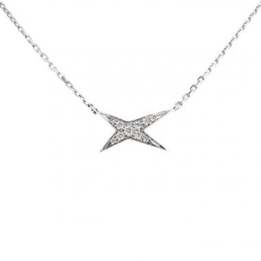 Collar Mauboussin Valentine For You en oro blanco y diamantes