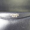 Bolso para llevar al hombro Hermès Chantilly en cuero box azul oscuro - Detail D4 thumbnail