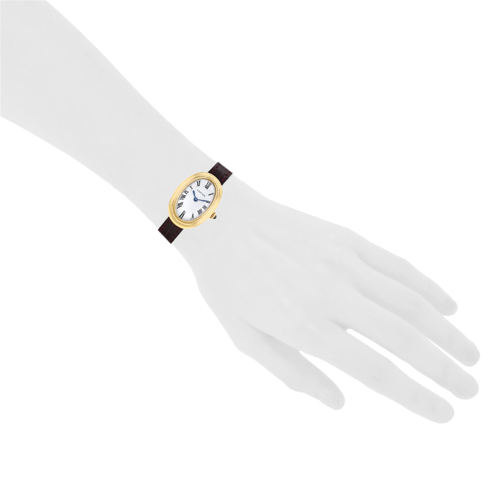 Montre Cartier Baignoire en or jaune 18k Vers  1990 - Detail D1