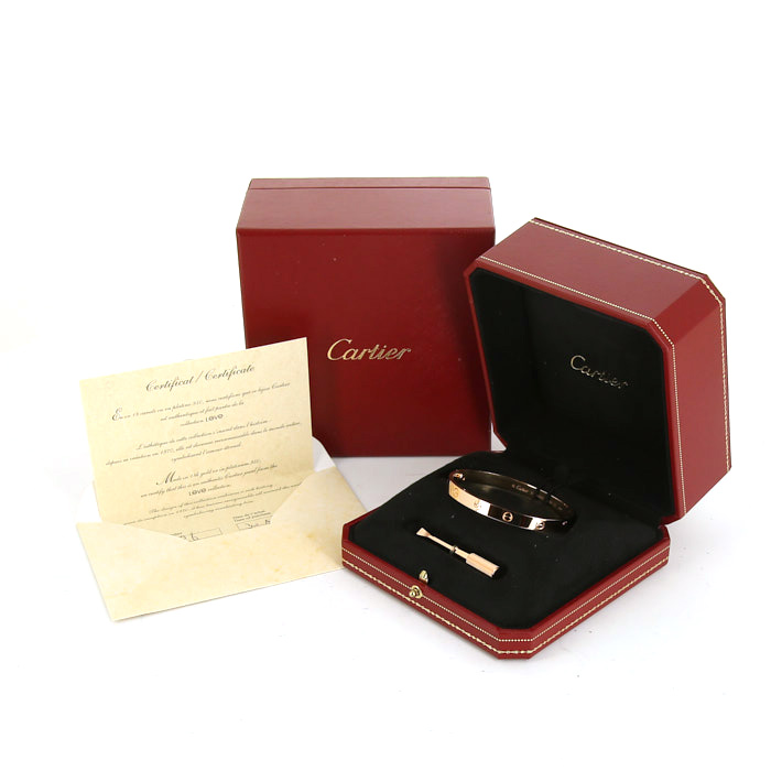 Cartier Love bracelet in pink gold - Detail D2