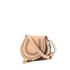 Chloé Marcie mini shoulder bag in varnished pink grained leather - 00pp thumbnail