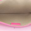 Pochette Givenchy Antigona in pelle martellata rosa - Detail D2 thumbnail