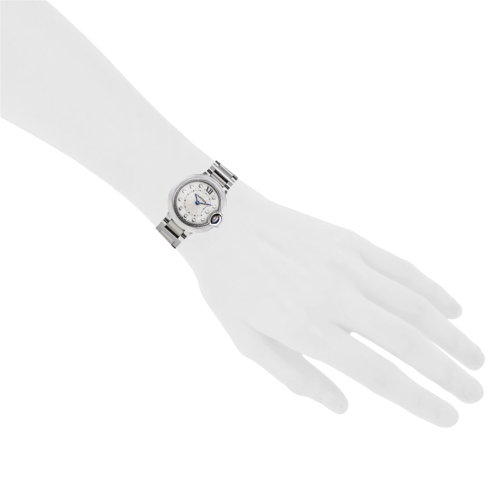 Montre Cartier Ballon Bleu De Cartier en acier Ref : 3009 Vers 2000 - Detail D1