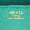 Borsa Hermes Birkin 30 cm in pelle Epsom Bleu Paon - Detail D3 thumbnail