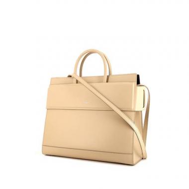 Givenchy Horizon handbag in beige leather