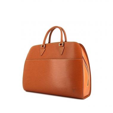 Bolso de fin de semana Louis Vuitton Sorbonne en cuero Epi marrón