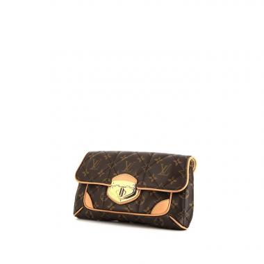 Pochette Louis Vuitton Etoile City in tela monogram marrone e pelle naturale