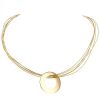 Dinh Van Cible necklace in yellow gold - 00pp thumbnail