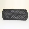 Chanel Just Mademoiselle handbag in black quilted leather - Detail D4 thumbnail