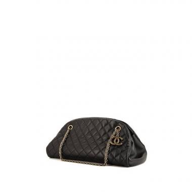 Borsa Chanel Just Mademoiselle in pelle trapuntata nera