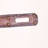 Hermes Kelly 20 cm handbag in brown ostrich leather - Detail D5 thumbnail