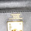 Hermes Kelly 20 cm small model handbag in navy blue box leather - Detail D4 thumbnail
