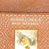 Hermes Kelly 15 cm mini bag in gold Courchevel leather - Detail D4 thumbnail