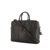 Louis Vuitton Voyage briefcase in black taiga leather - 00pp thumbnail