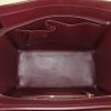 Celine Luggage Micro small model handbag in burgundy and red leather - Detail D2 thumbnail