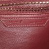 Sac à main Celine Luggage Micro petit modèle en cuir bordeaux et rouge - Detail D3 thumbnail