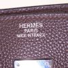 Sac à main Hermes Birkin 35 cm en cuir togo marron et jonc orange - Detail D3 thumbnail