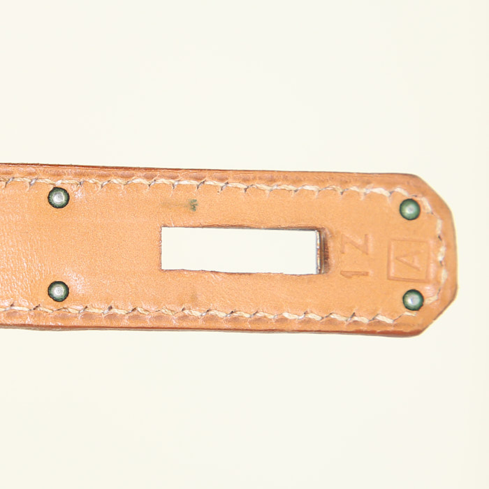 Borsa Hermes Kelly 32 cm in pelle Chamonix gold - Detail D5