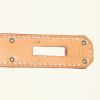 Bolso de mano Hermes Kelly 32 cm en cuero Chamonix color oro - Detail D5 thumbnail