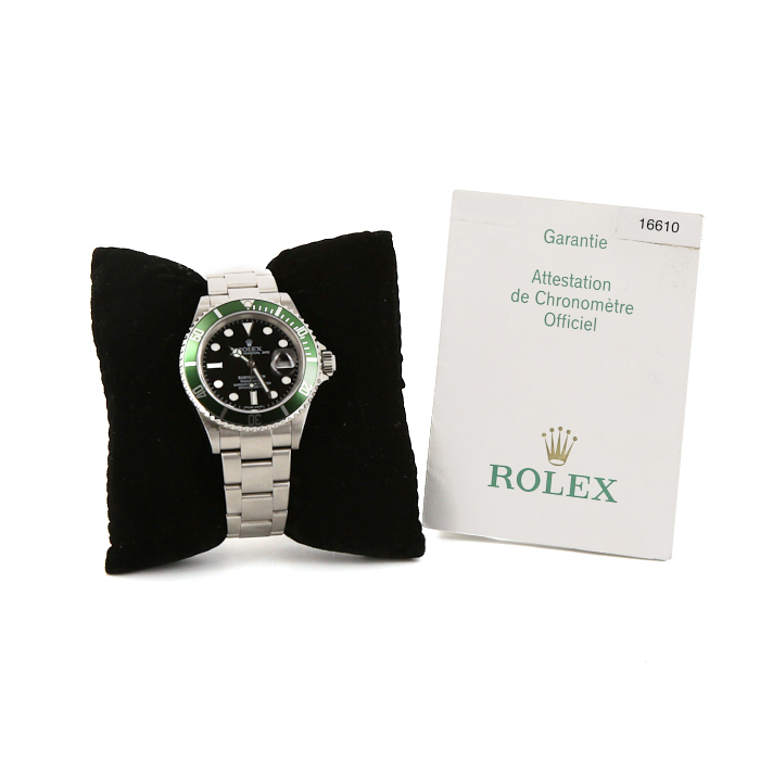 Montre Rolex Submariner Date en acier Ref :  16610T Vers  2005 - Detail D2