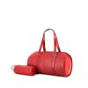 Louis Vuitton Soufflot handbag in red epi leather - 00pp thumbnail