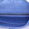 Hermès Trim handbag in blue leather - Detail D3 thumbnail
