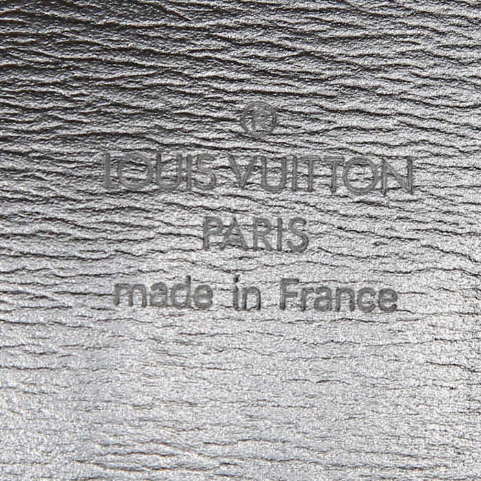 Sac bandoulière Louis Vuitton Cluny en cuir épi noir - Detail D3