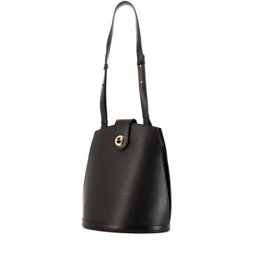 Bolso bandolera Louis Vuitton Cluny en cuero Epi negro