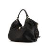 Louis Vuitton L bag in black mahina leather - 00pp thumbnail