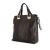 Gucci Bamboo handbag in brown monogram leather - 00pp thumbnail
