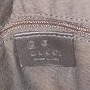 Gucci Bamboo handbag in brown monogram leather - Detail D3 thumbnail