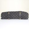 Borsa Louis Vuitton Neo Cabby in tela denim monogram grigia e pelle nera - Detail D5 thumbnail