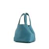 Hermes Picotin medium model handbag in blue jean togo leather - 00pp thumbnail