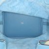 Hermes Picotin medium model handbag in blue jean togo leather - Detail D2 thumbnail