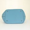 Hermes Picotin medium model handbag in blue jean togo leather - Detail D4 thumbnail