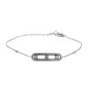 Messika Baby Move bracelet in white gold and diamonds - 00pp thumbnail