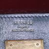 Borsa Hermes Kelly 32 cm in pelle box tricolore verde bordeaux e blu - Detail D4 thumbnail