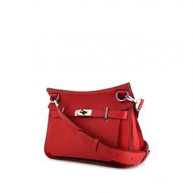 Bolso bandolera Hermes Jypsiere 31 cm en cuero togo rojo